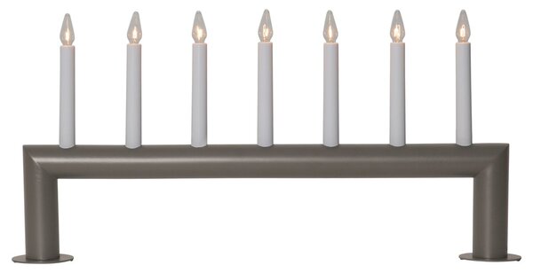 Star Trading Circum advent candle arch low 29 cm grey