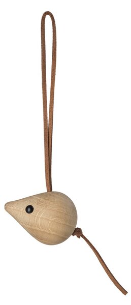 Rosendahl Forest tales mouse hanging Christmas decoration 4 cm Oak