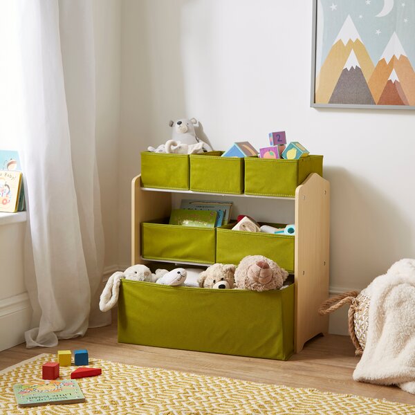 Kids Fabric Toy Organiser Fern