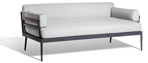 Skargaarden Anholt sofa Sunbrella Natté Grey Storm-dark grey aluminium frame