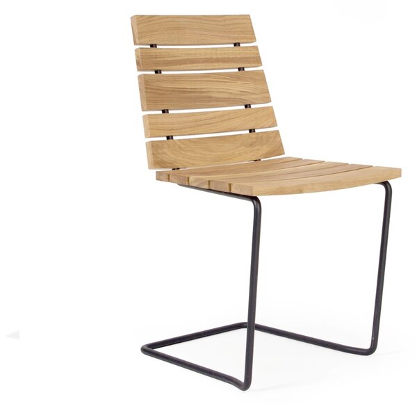 Skargaarden Grinda chair Teak, black frame