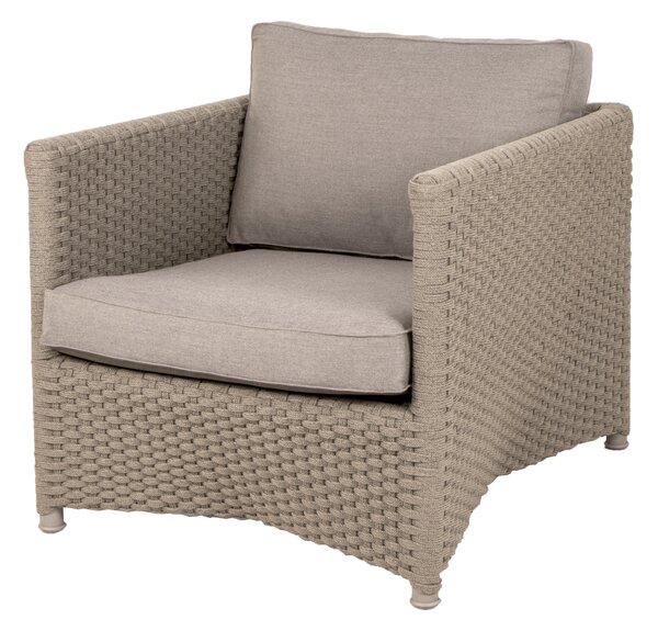 Cane-line Diamond lounge armchair soft rope Cane-Line Natté taupe