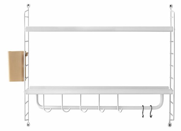 String String bathroom wall shelf White