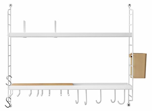 String String kitchen wall shelf White