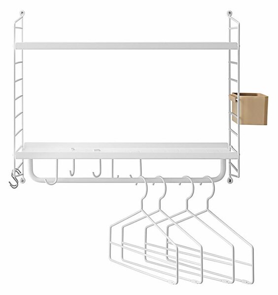 String String hall wall shelf White