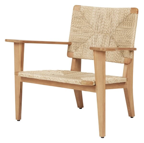 GUBI F-chair Outdoor lounge chair Teak