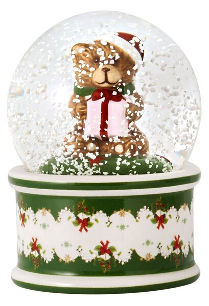 Villeroy & Boch Snow globe bear Green-white