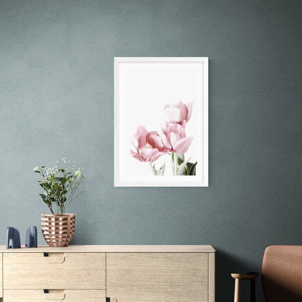 Tulips Print Pink