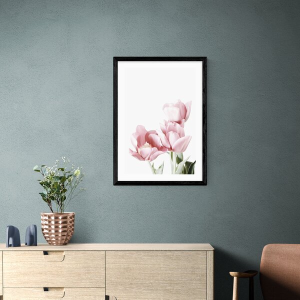 Tulips Print Pink