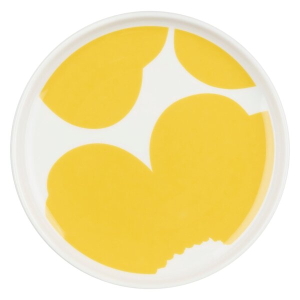 Marimekko Iso Unikko saucer Ø13.5 cm White-spring yellow