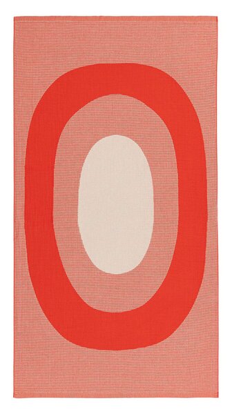 Marimekko Melooni beach towel 96.5x180 cm Orange-off white