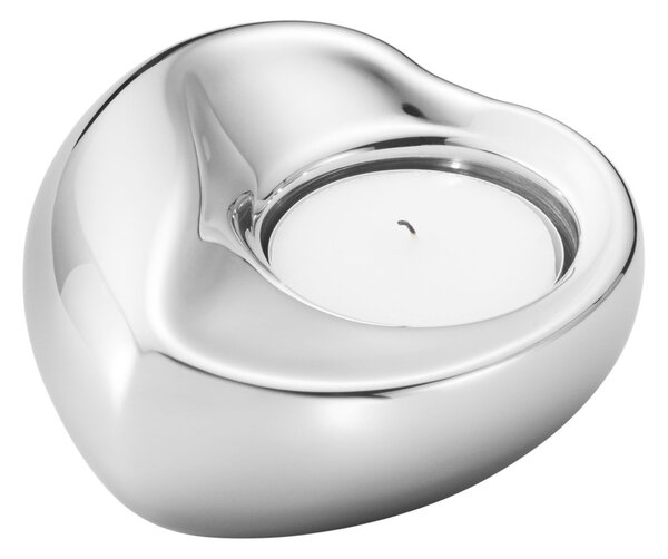 Georg Jensen Georg Jensen Heart candle holder Stainless steel