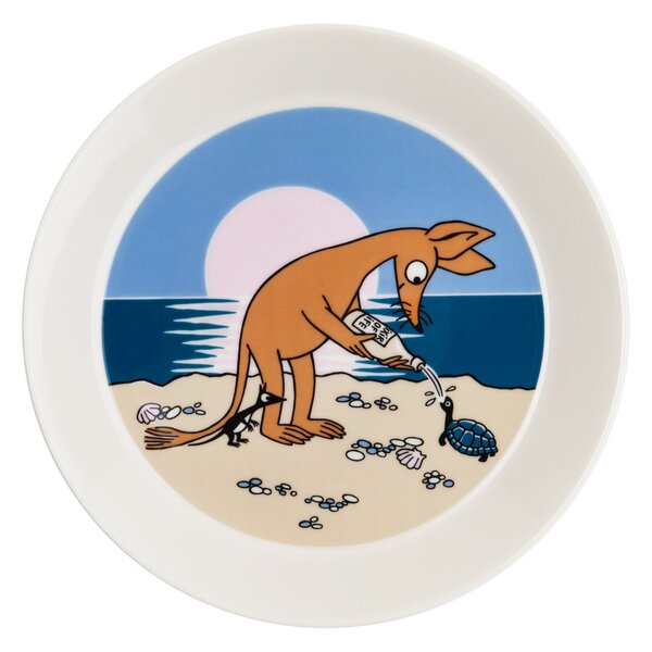 Arabia Sniff Moomin plate Ø19 cm Blue