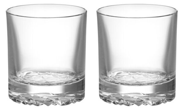 Orrefors Carat double old fashioned glass 28 cl 2-pack Clear