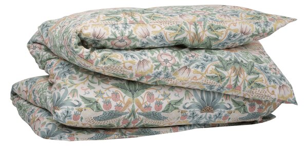 Mille Notti Morris & Co. Strawberry Thief Duvet cover Green, 220x220 cm