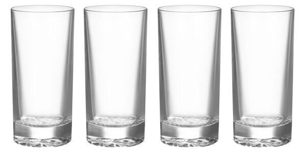 Orrefors Carat highball glass 35 cl 4-pack Clear