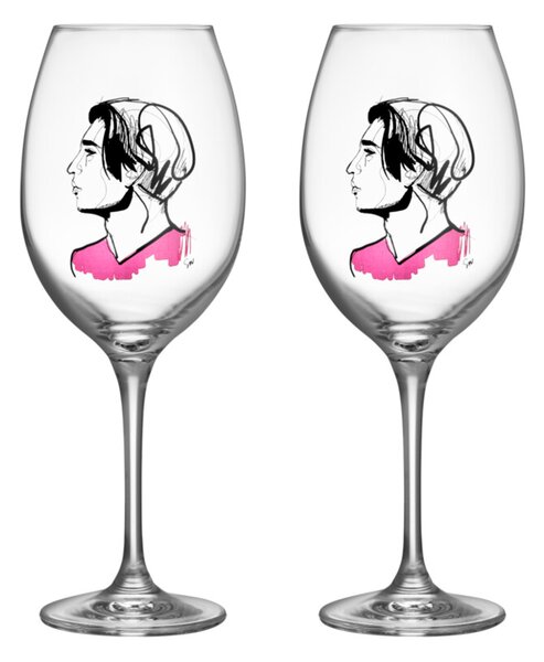 Kosta Boda All about you wine glass 52 cl 2-pack Embrace him