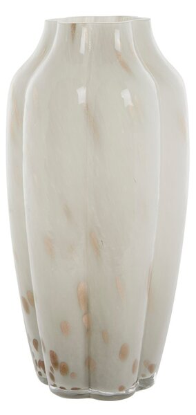 Lene Bjerre Mara vase 15x15 cm Off white-light gold