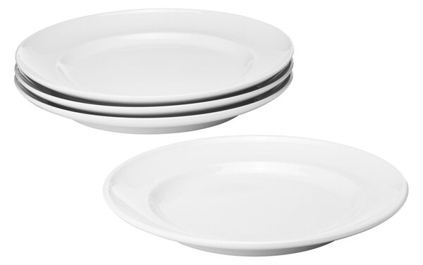 Georg Jensen Koppel side plate Ø16 cm 4-pack White