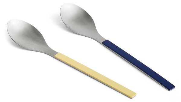 HAY MVS serving spoon 2-pack Dark blue-yellow