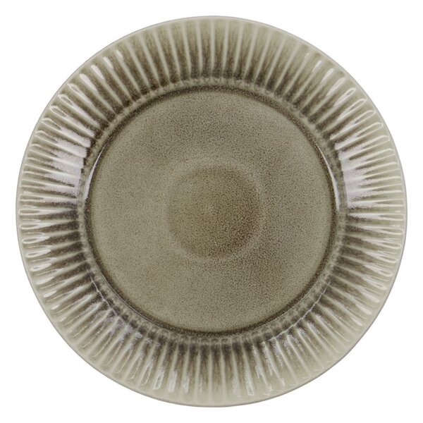 House Doctor Pleat dinner plate Ø27 cm Grey-brown