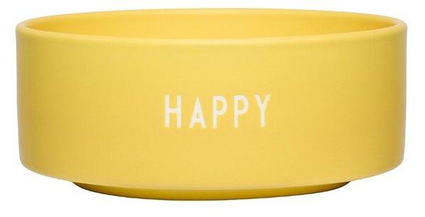 Design Letters Design Letters candy bowl Ø12 cm Yellow