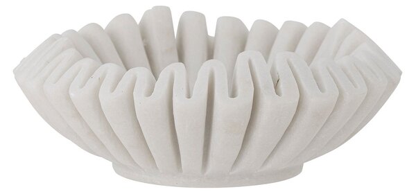 Bloomingville Harmonia decorative bowl Ø17 cm White marble