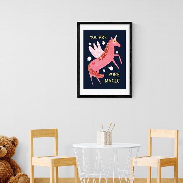 Magic Unicorn Print Pink