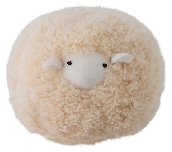 Bloomingville Rubert plush toy 33 cm Nature lambskin