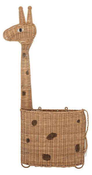 Bloomingville Philine hanging storage basket 90 cm Nature giraffe