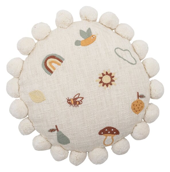 Bloomingville Agnes cushion Ø40 cm Nature