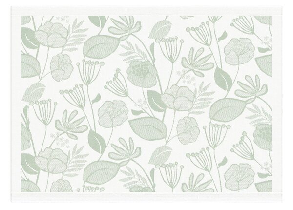 Ekelund Linneväveri Grönska placemat 35x48 cm Green-white