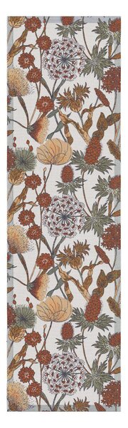 Ekelund Linneväveri Autumn table runner 35x120 cm Brown-red