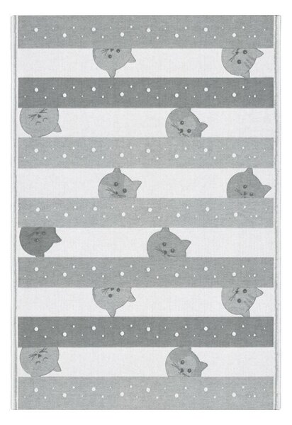 Ekelund Linneväveri Peekaboo baby blanket 72x105 cm Grey