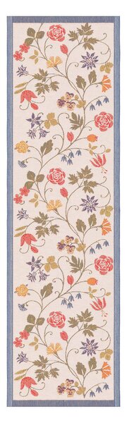 Ekelund Linneväveri Flower table runner 35x120 cm Multi