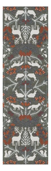 Ekelund Linneväveri Hjortnäs table runner 35x120 cm Grey