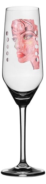 Carolina Gynning Moonlight Queen champagne glass 30 cl Pink