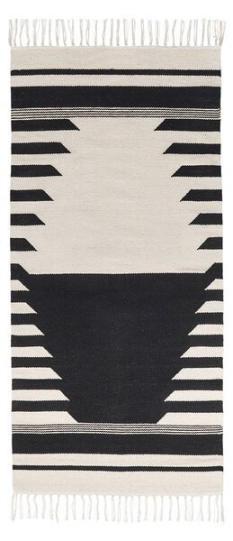 Broste Copenhagen Iselin rug 70x140 cm Black-off white