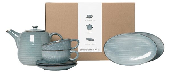 Broste Copenhagen Nordic Sea tea service for two 5 pieces