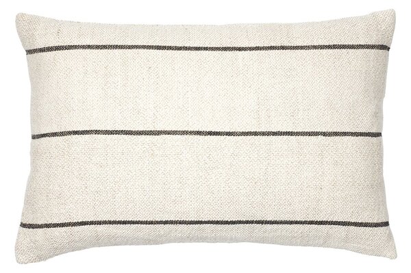 Broste Copenhagen Sigrid cushion cover 40x60 cm Light beige-black