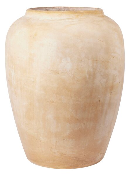 Broste Copenhagen Ray floor vase Ø50 cm Antique beige