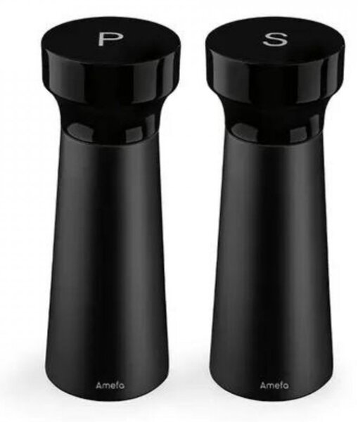 Amefa Salt & pepper mill 15 cm 2-pack Black