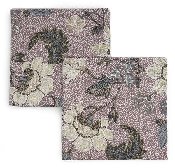 Ceannis Napkin 2-pack 45x45 cm Floral pink