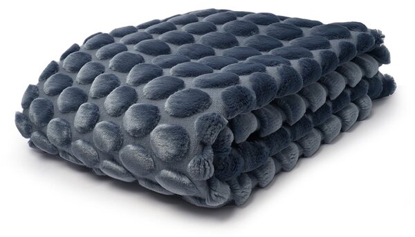 Ceannis Egg Throw blanket 170x130 cm Denim blue