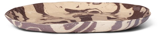 Ferm LIVING Ryu plate 26 cm Sandy brown