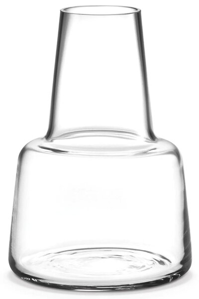 Holmegaard Flora vase medium neck 12 cm Clear