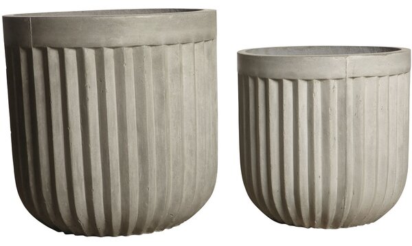 House Doctor House Doctor flower pot 2 pcs Concrete