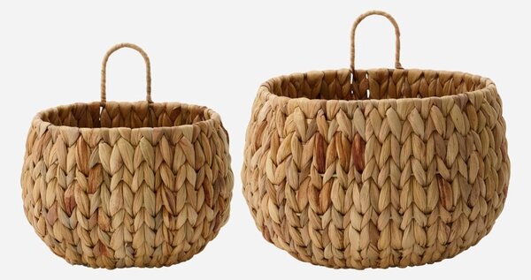 House Doctor Hanging basket set of 2 Nature