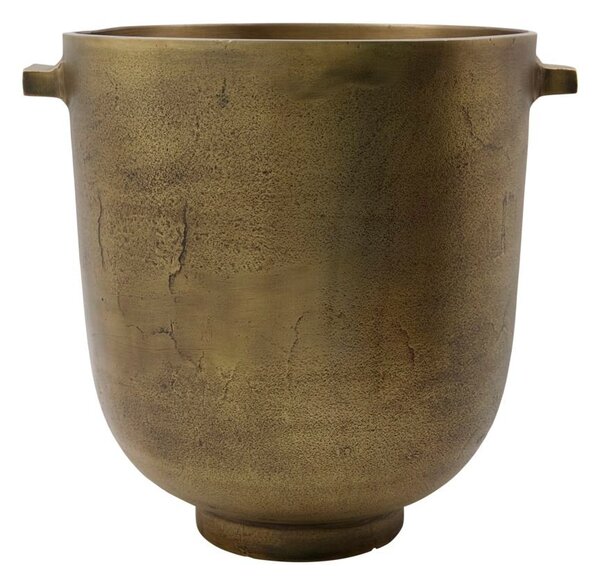 House Doctor Foem pot Ø25x28 cm Antique brass