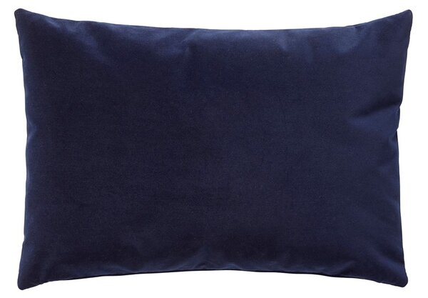 Hübsch Pillow with Velour filling 40x60 cm Blue